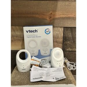 VTech DM1111 Enhanced Range Digital Audio Baby Monitor Parent Unit White 1500 Ft